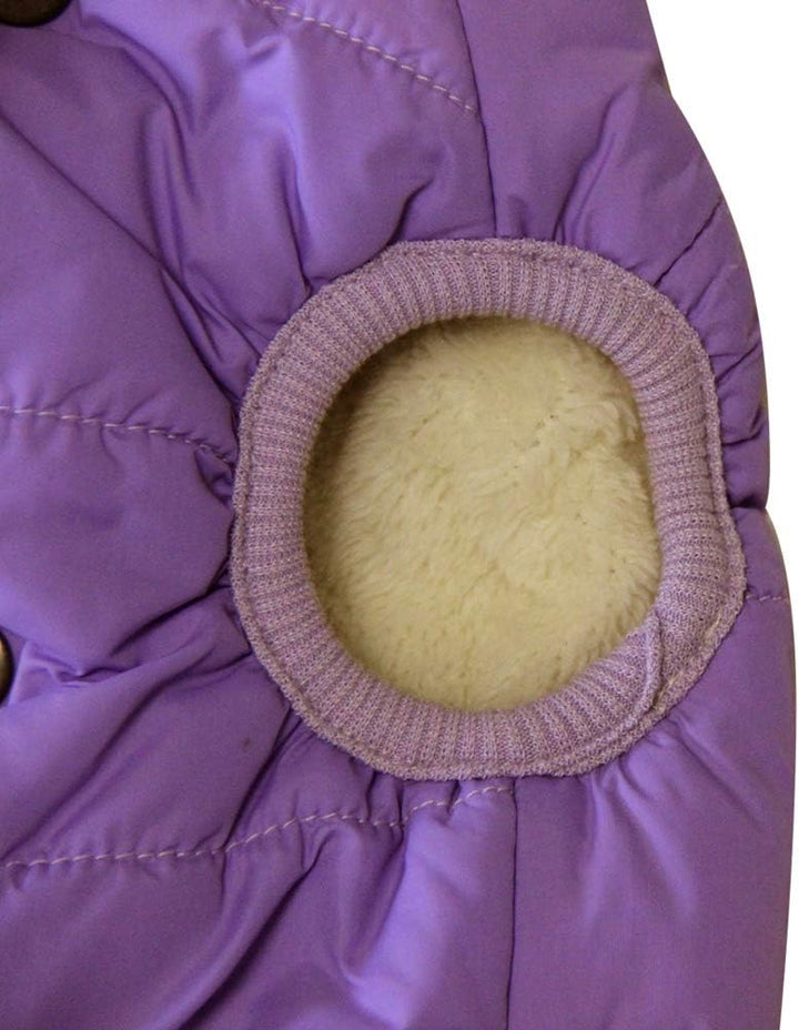 JoyDaog Fleece Hundejacke für Winter kaltes Wetter, Extra Weicher Hundemantel für Mittlere Hunde, Wi