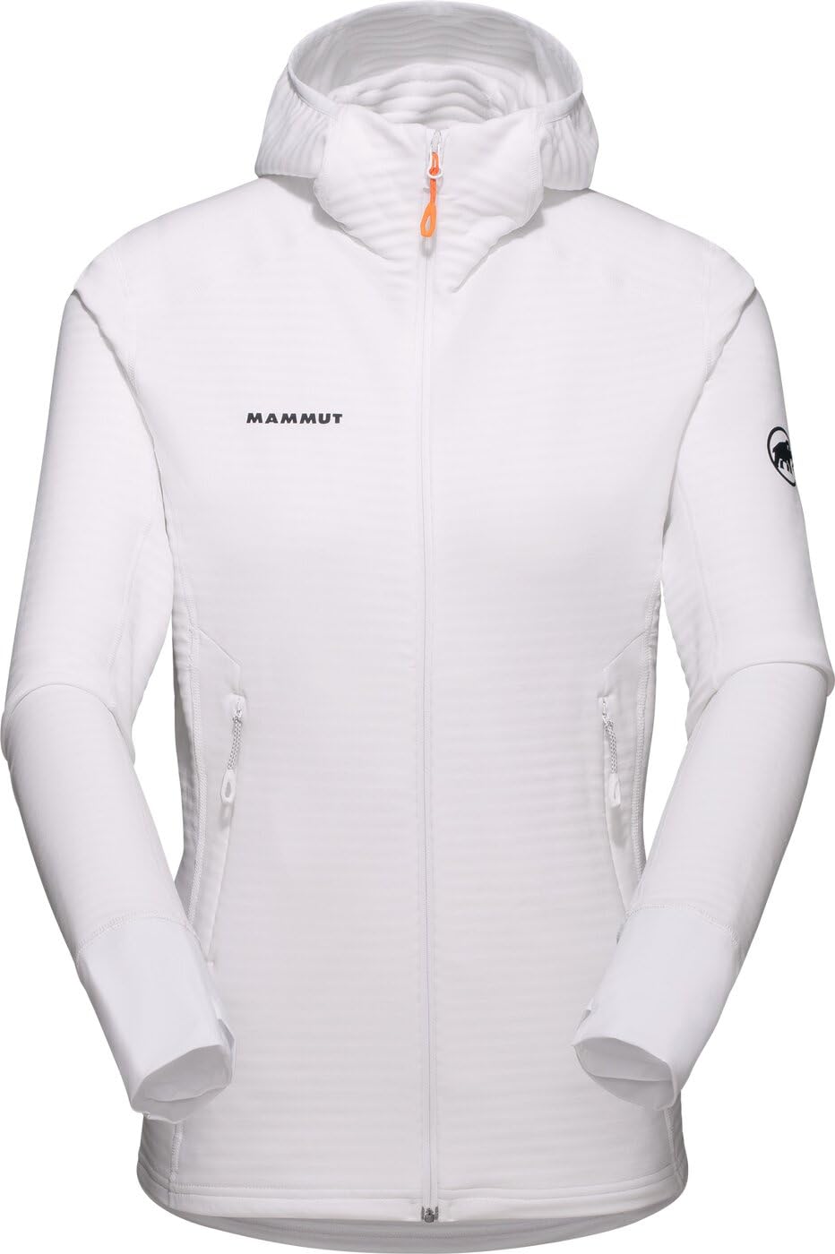 Mammut Damen Taiss Light ML Hoodie Jacke Fleecejacke Fleecepullover M Weiss, M Weiss