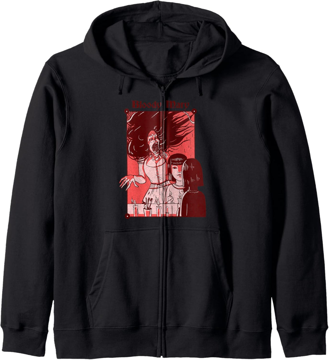 Vintage Horror Dämon Killer Kapuzenjacke