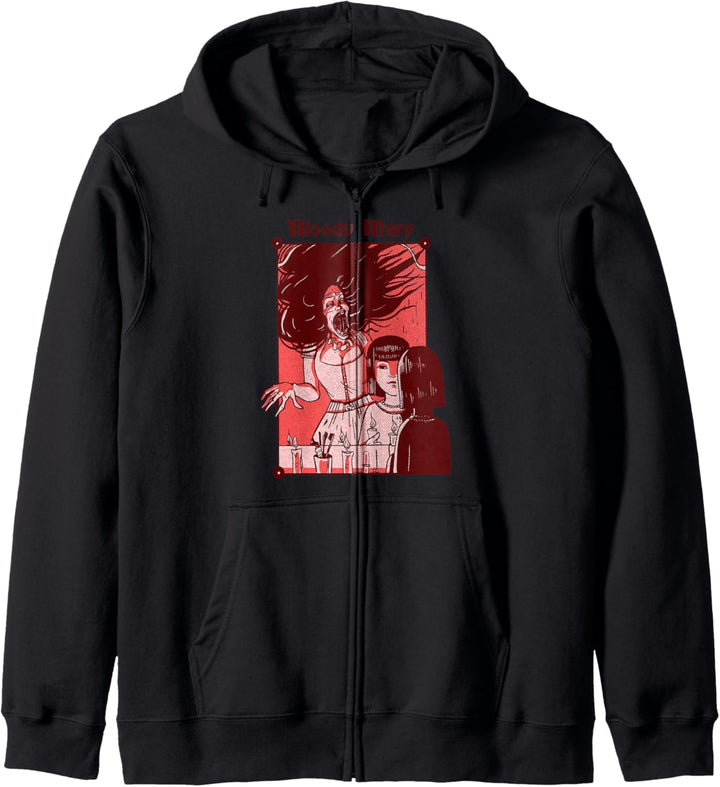 Vintage Horror Dämon Killer Kapuzenjacke