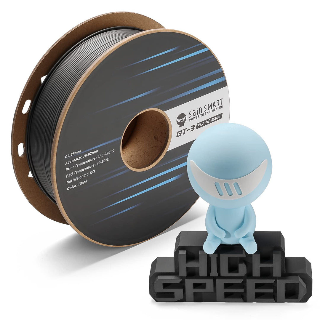SainSmart GT-3 Mattes PLA Filament 1,75mm, bis zu 500mm/s Schneller Druck, Hochwertiges 3D-Drucker F