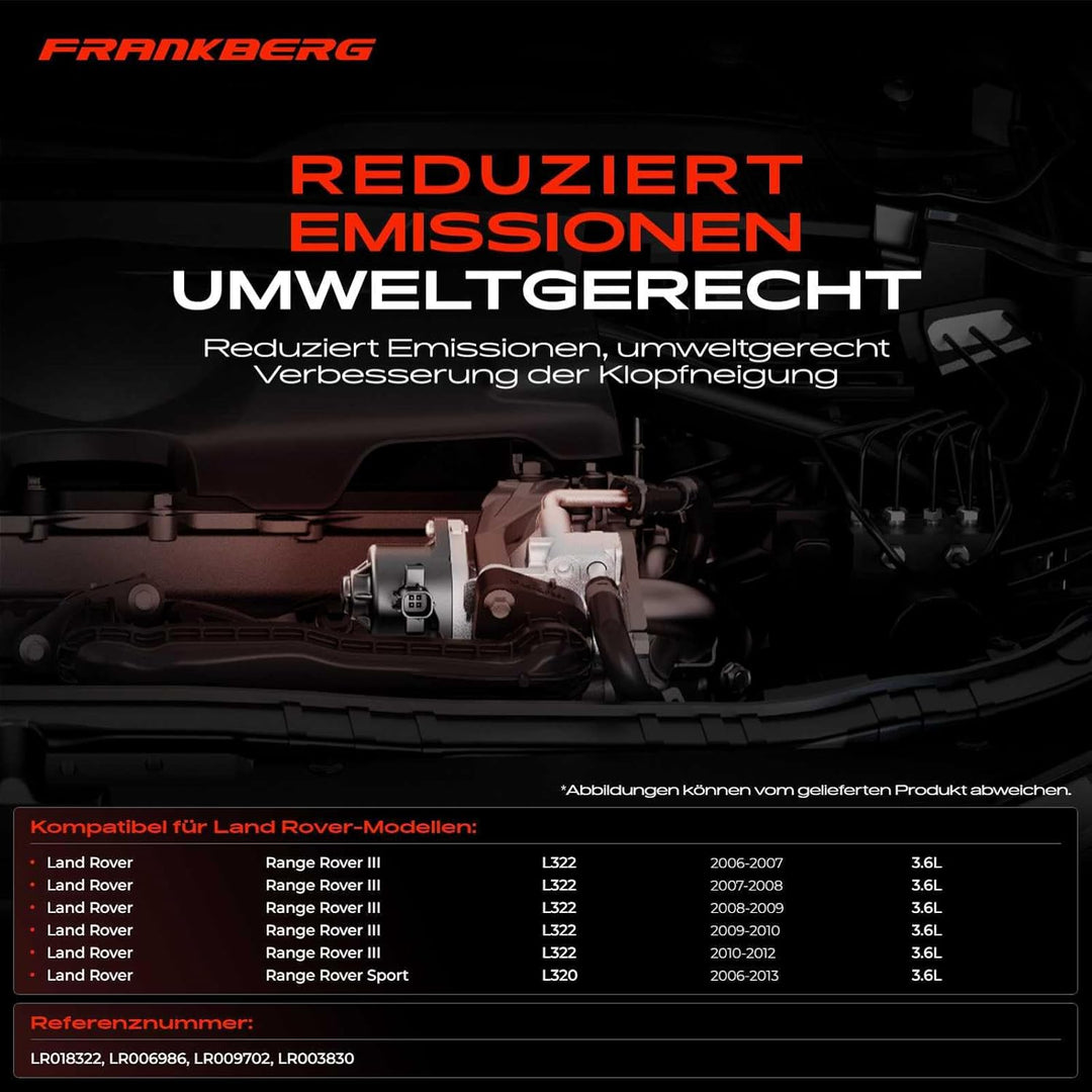 Frankberg AGR-Ventil für R-a-n-g-e R-o-v-e-r III LM R-a-n-g-e R-o-v-e-r Sport L320 3.6 D 4x4 SUV 200