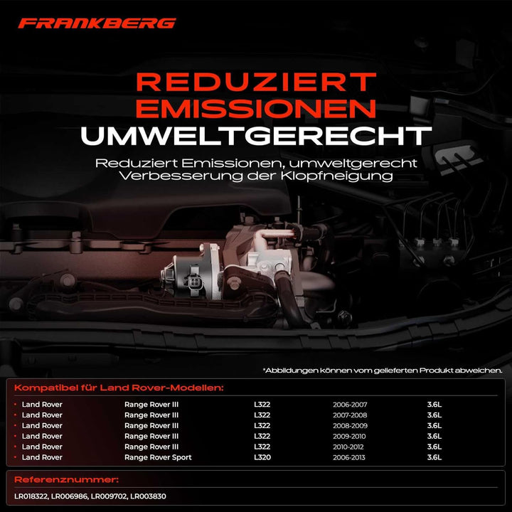 Frankberg AGR-Ventil für R-a-n-g-e R-o-v-e-r III LM R-a-n-g-e R-o-v-e-r Sport L320 3.6 D 4x4 SUV 200