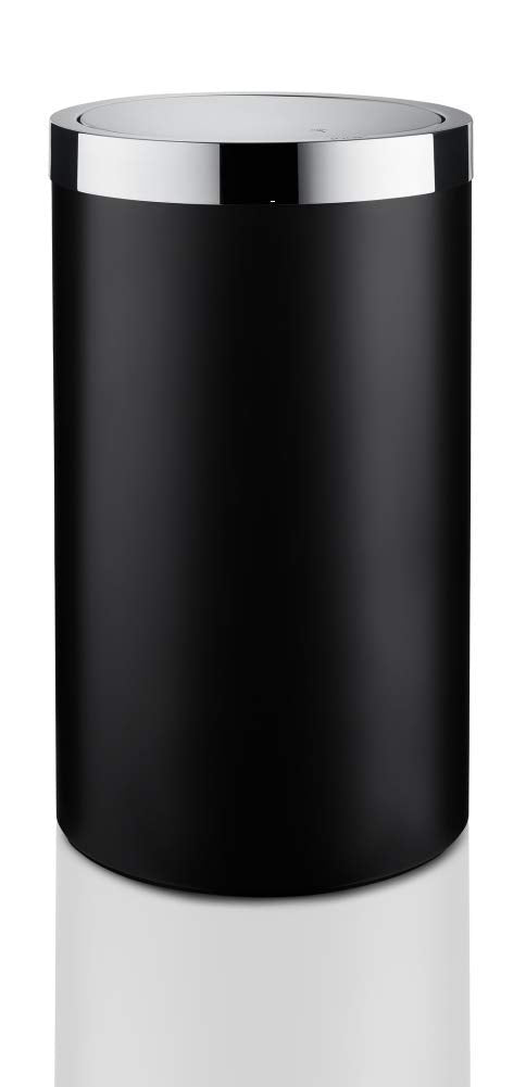 Joop! Blackline Wäschebehälter - Chrom/Schwarz