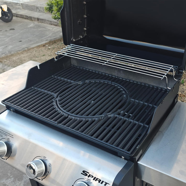 GFTIME 44.5 x 30.2cm 7638 Gusseisen Grillroste für Weber Spirit I & II E/S-310 320 330 (mit vorderen