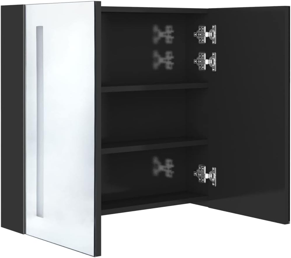 vidaXL LED Bad Spiegelschrank Badezimmerspiegel Badspiegel Spiegel Badschrank Badezimmerschrank Häng