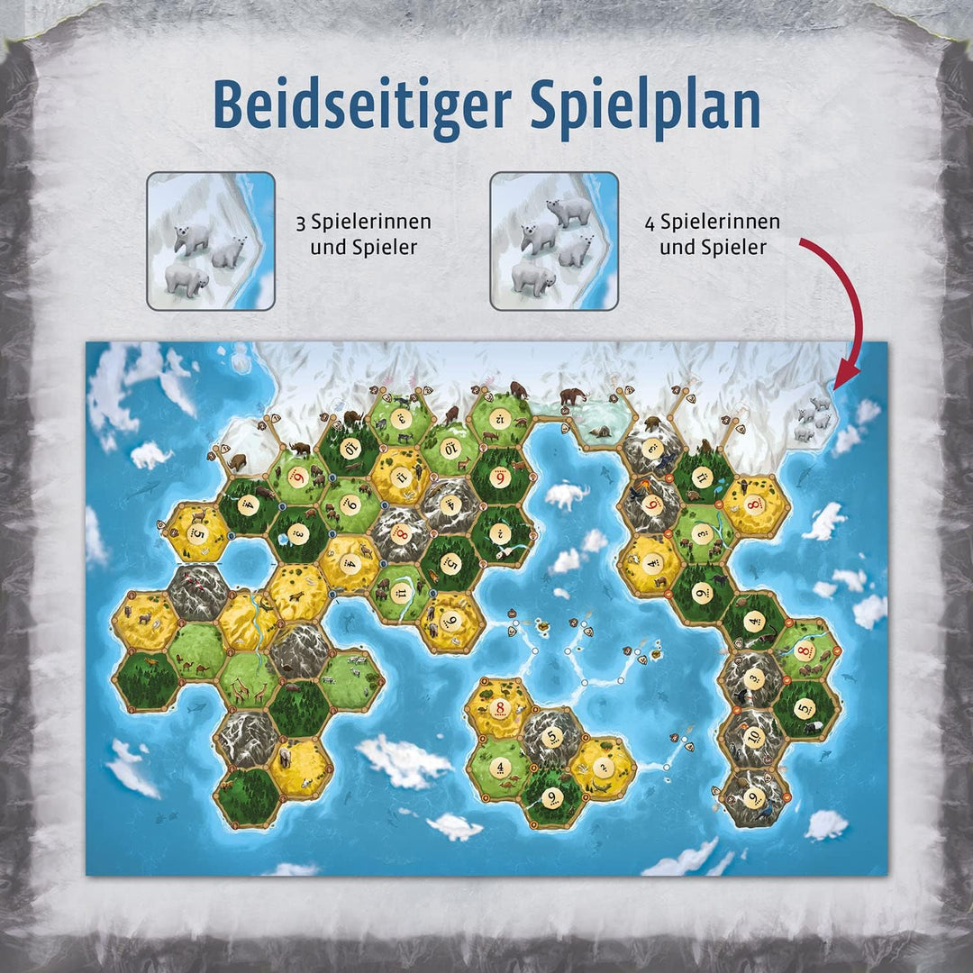 KOSMOS 683221 CATAN - Aufbruch der Menschheit, eigenständiges Spiel, deutsche Version, Gesellschafts