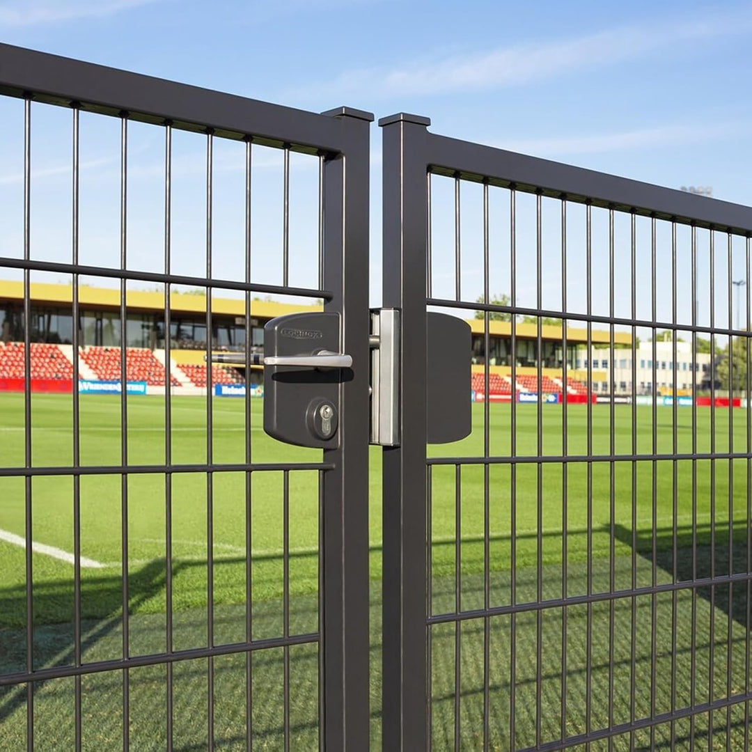 LOCINOX Schloss für Drehtor LAKQ40 U2, RAL 6005 - moosgrün, Industrieschloss, Hoftor, Flügeltor, Flü