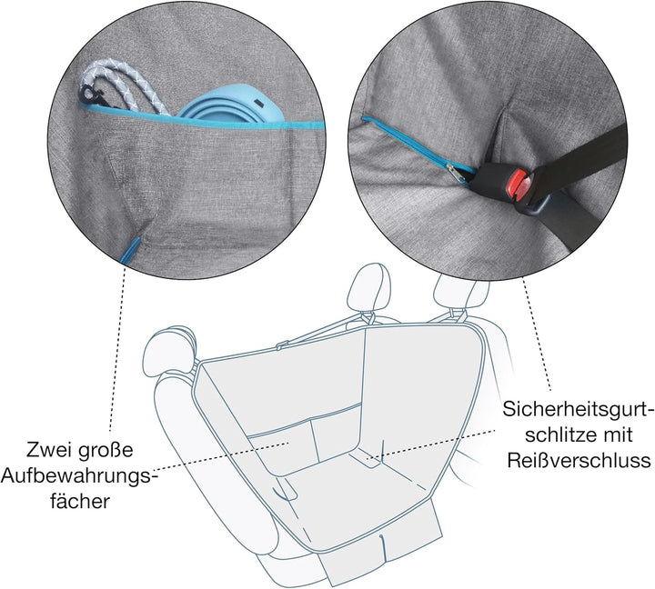 Kurgo Surf N Turf Hundeschwimmweste, Reissfestes Material, Mit Reflektoren und 2 Griffen ausgestatte