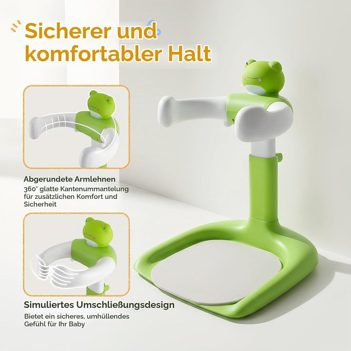 Baby Dusche Ständer,Baby Badewanne Stand mit rutschfester Basis, Duschhilfe Zum Stehen Für Babys,Dus