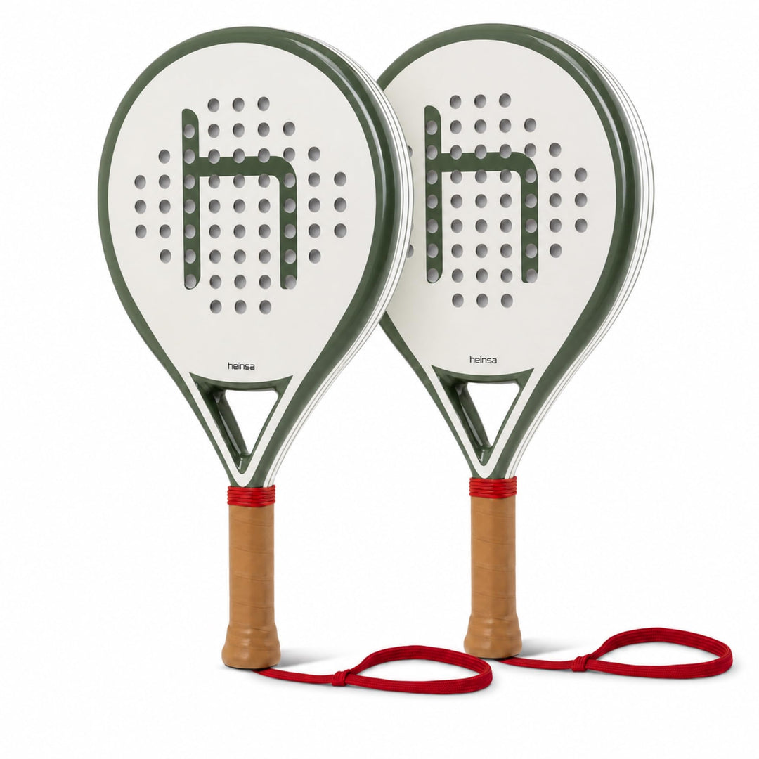 heinsa Carbon Padel Schläger mit Kanten Schutzband | Padel Tennisschläger für anspruchsvolle Spieler