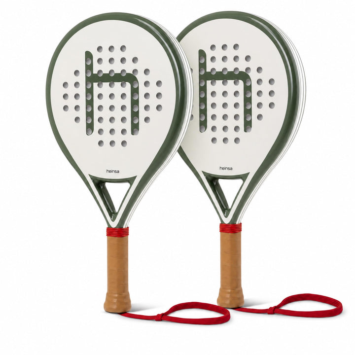 heinsa Carbon Padel Schläger mit Kanten Schutzband | Padel Tennisschläger für anspruchsvolle Spieler