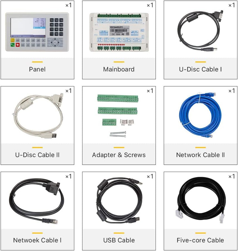 Cloudray Ruida Rdc6445S CO2 Controller DSP Controller Rdc6445 CO2 Laser Ruida Controller Laser Cutte