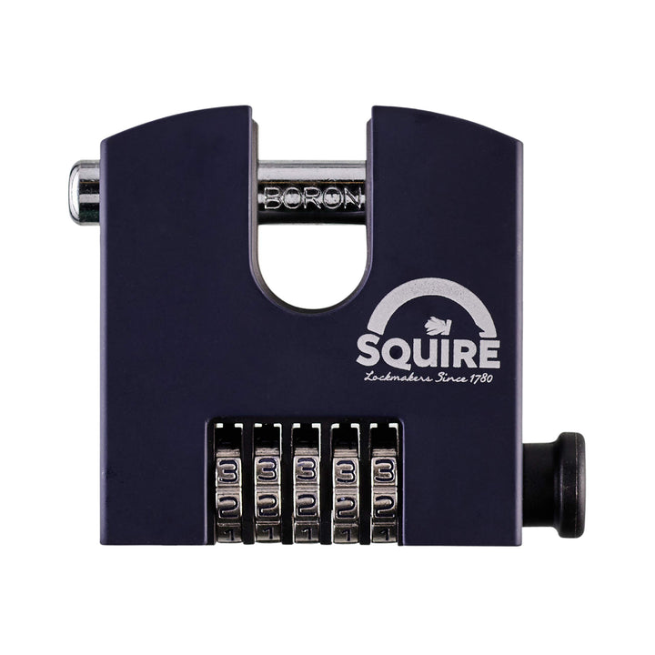 Henry Squire HSQSHCB75 S/HOLD Combi 4WHEEL 75MM SHCB75 Sicherheitsvorhangschloss, Schwarz, 75 x 19 m