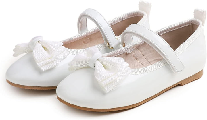 Feversole Bailarinas Niña de Vestir - Zapatos Cómodos para Ceremonias - Ballet Flats 29 EU Fliege We
