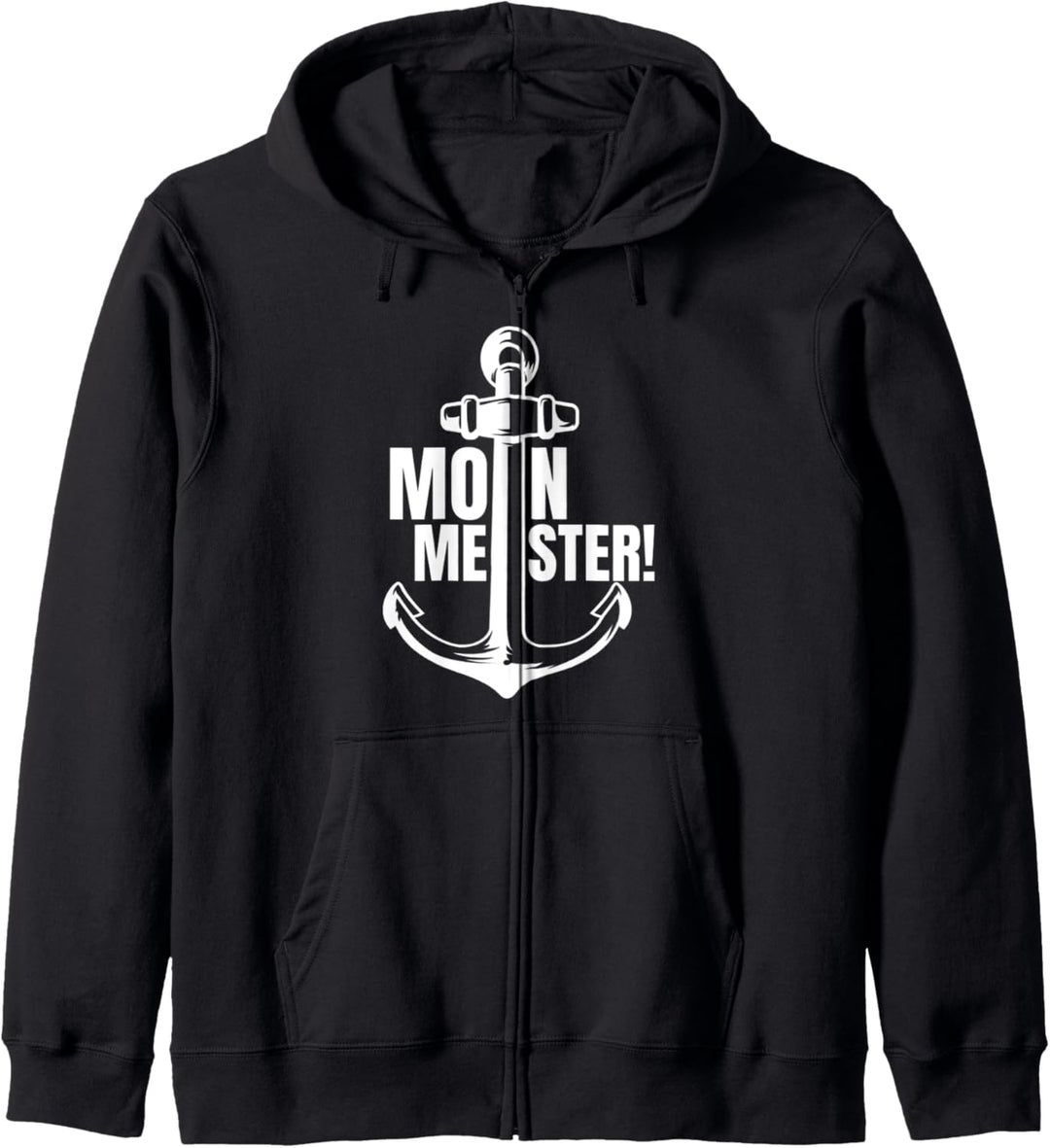 "Moin Meister!" Spruch Nordisch Norden Hamburg Ostsee Trend Kapuzenjacke
