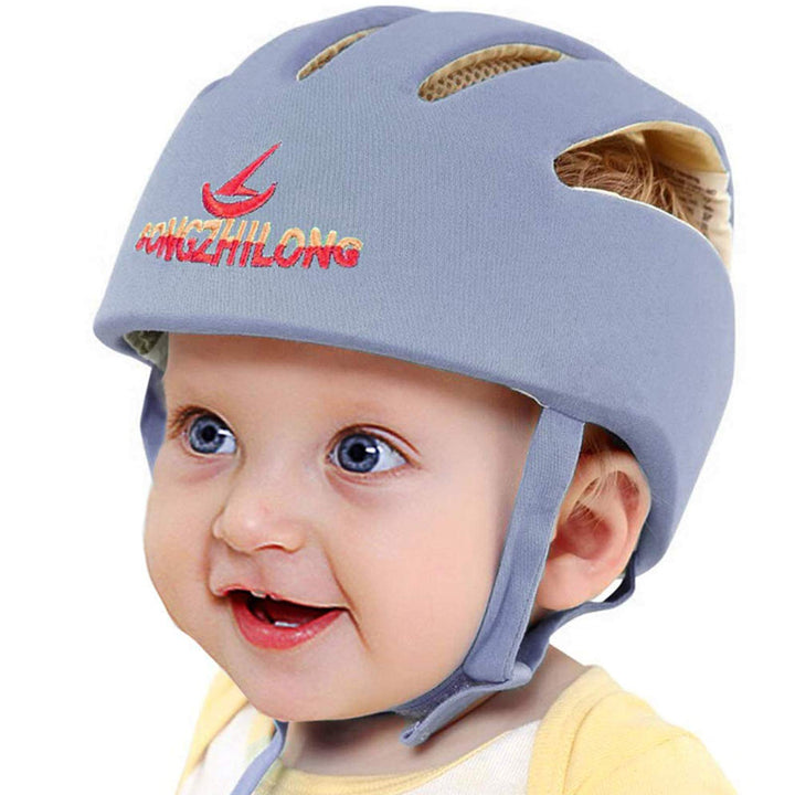 IULONEE Baby Helm Kleinkind Schutzhut Kleinkind Kopfschutz Baumwolle Hut Kleinkind Verstellbarer Sch