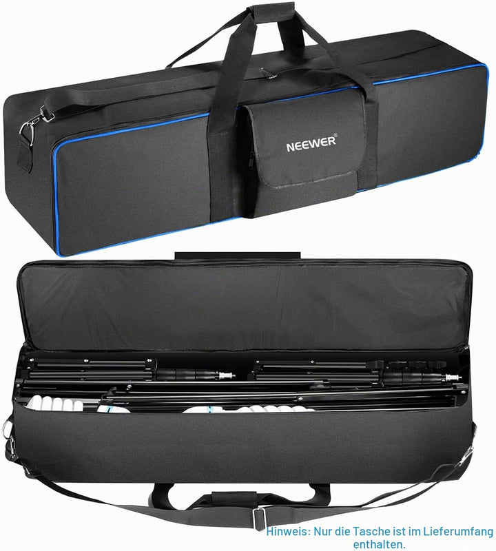Neewer Grosse Tragetasche für Fotostudio-Beleuchtung Schwarz und Blau, Schwarz und Blau