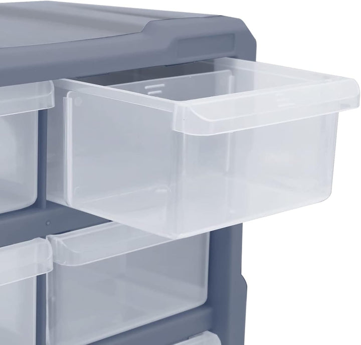 Multi-Schubladen-Organizer 18 Schubladen Sortierkasten Sortimentskoffer Sortimentsbox Kleinteilemaga