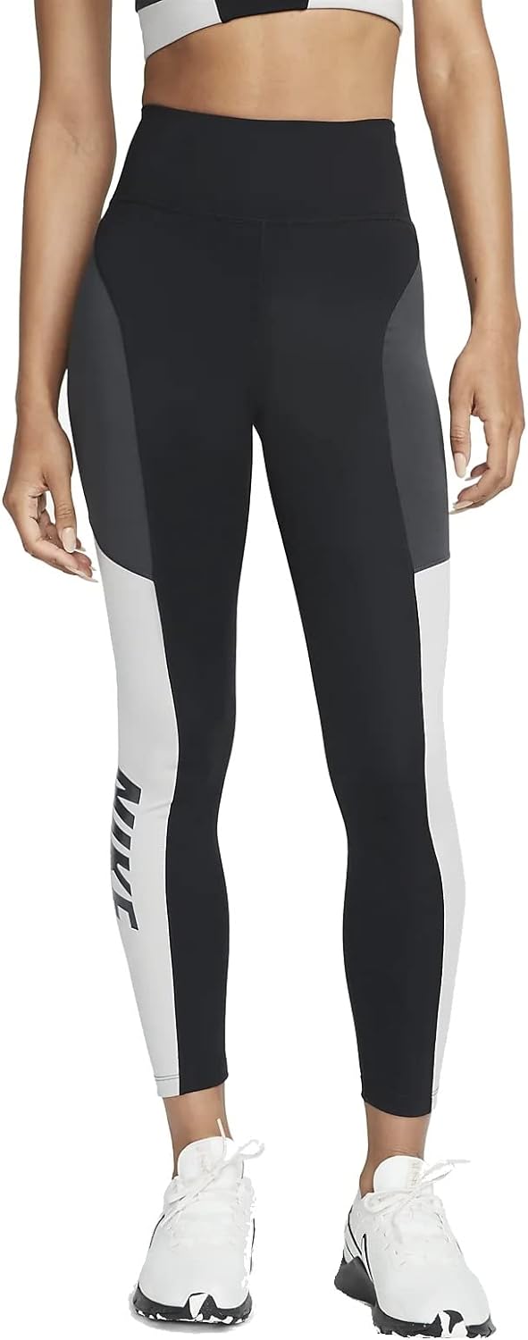 Nike Dri-Fit One Leggings XS Black/Grey, XS Black/Grey