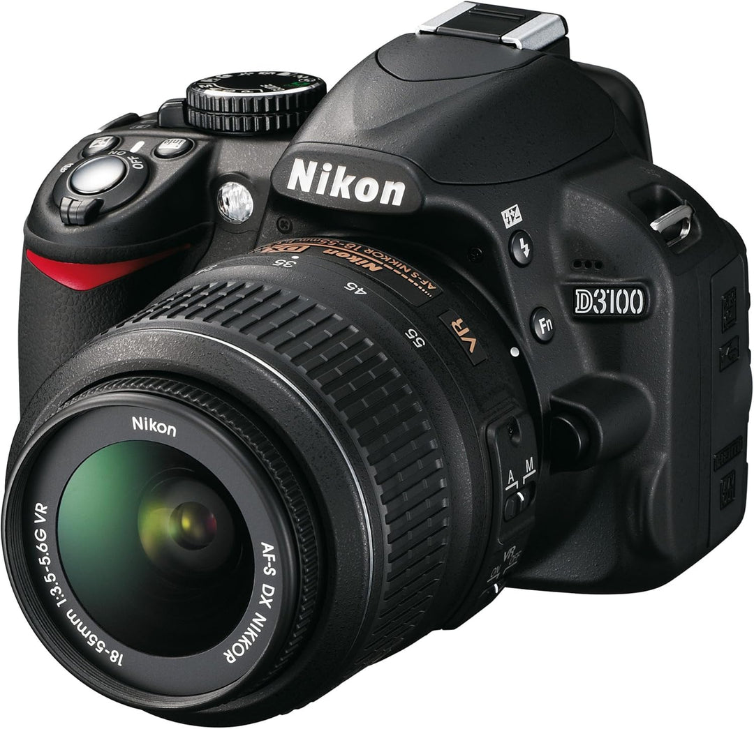 Nikon D3100 SLR-Digitalkamera (14 Megapixel, Live View, Full-HD-Videofunktion) Kit inkl. AF-S DX 18-