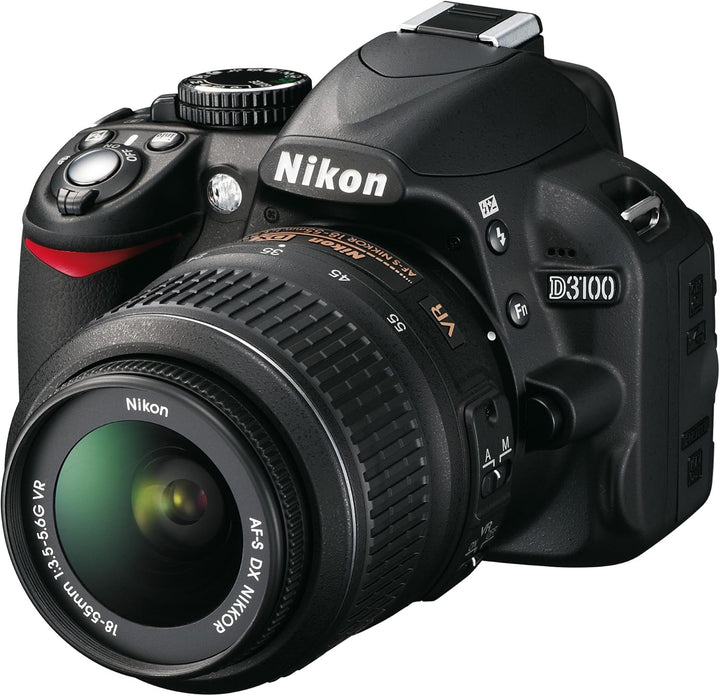 Nikon D3100 SLR-Digitalkamera (14 Megapixel, Live View, Full-HD-Videofunktion) Kit inkl. AF-S DX 18-