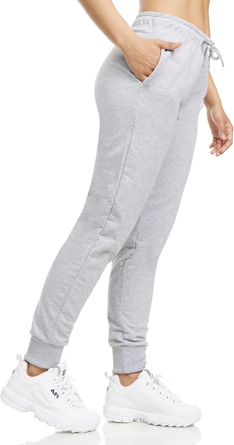 ROSS CAMP Jogginghose Damen - Sporthose Frauen Baumwolle, Trainingshose Fitness High Waist, Sweatpan