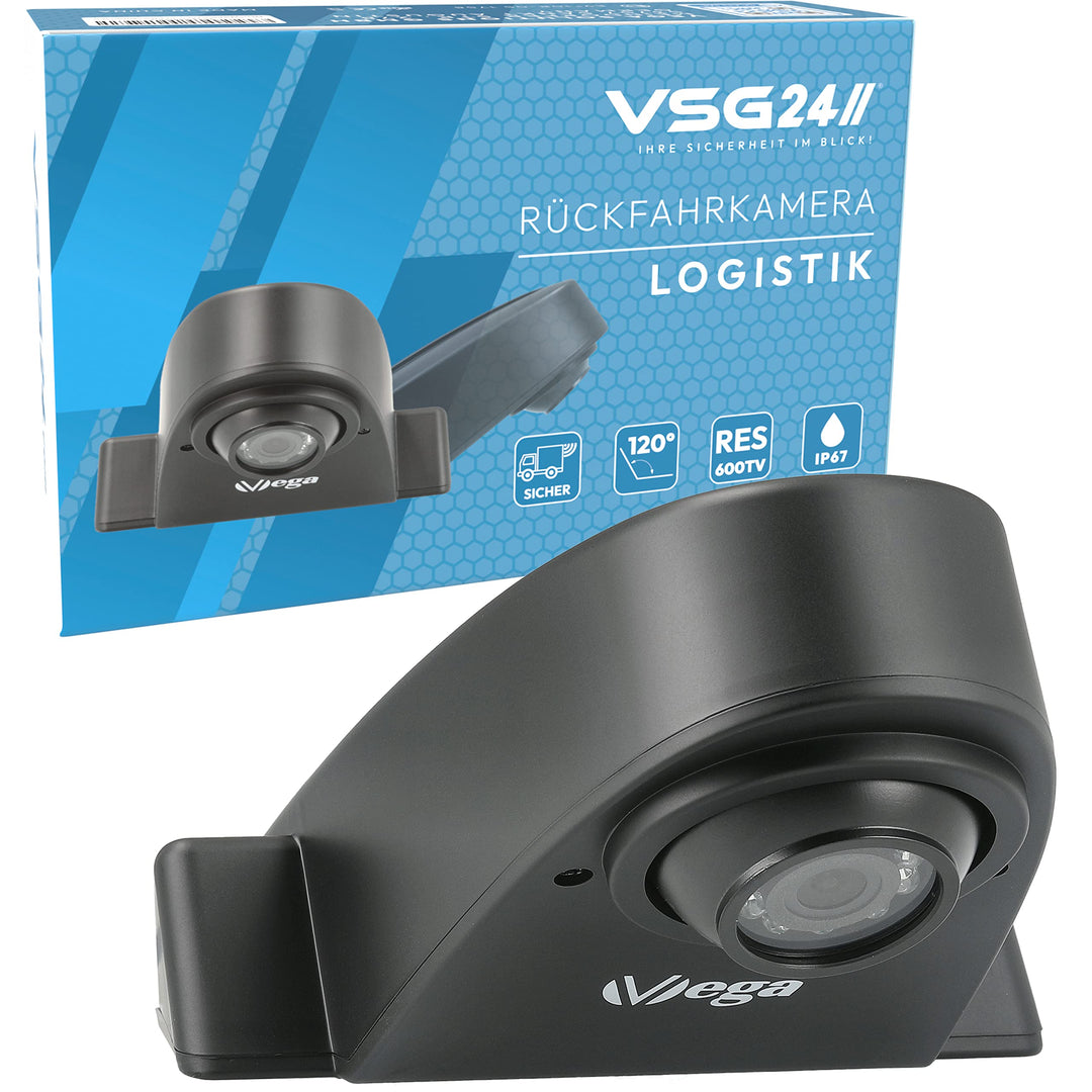 VSG24 Transporter Kugelkopf Rückfahrkamera, Sprinter Kamera inkl. Adapter Kabel, 600TV Auflösung, Na
