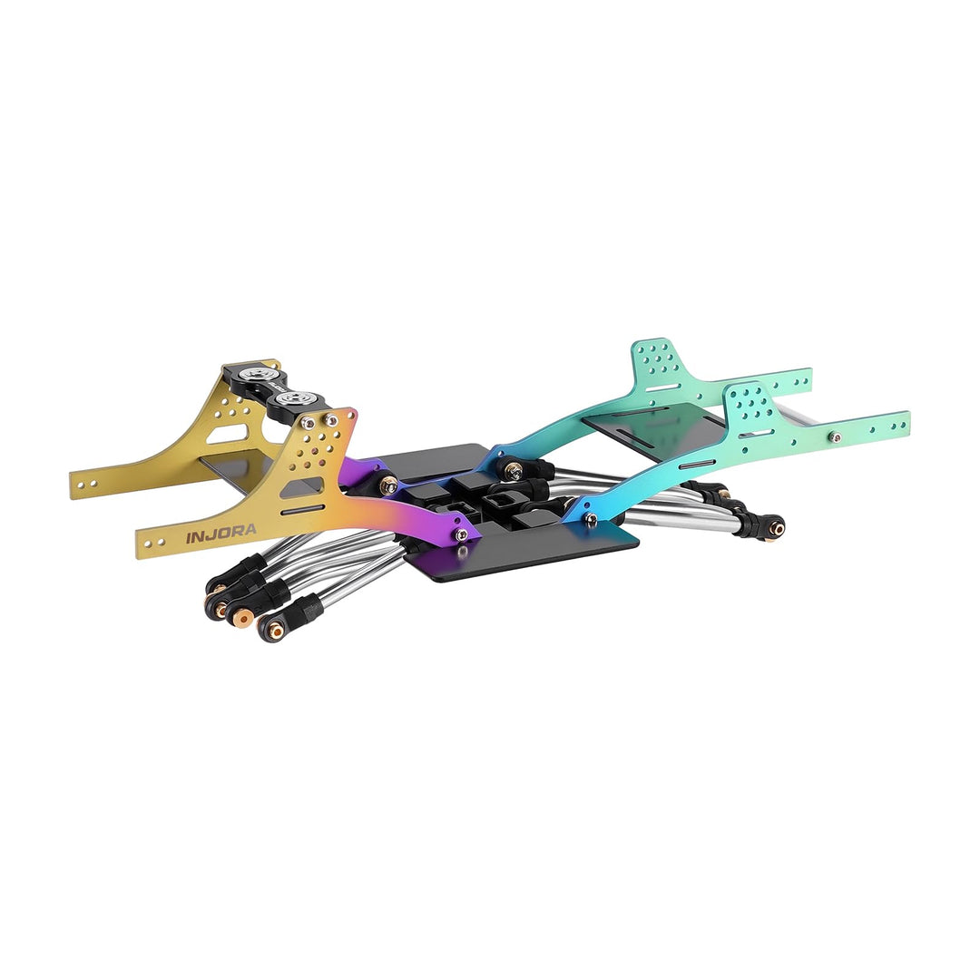 INJORA Rainbow Titanium LCG Chassis Kit für 1/24 SCX24