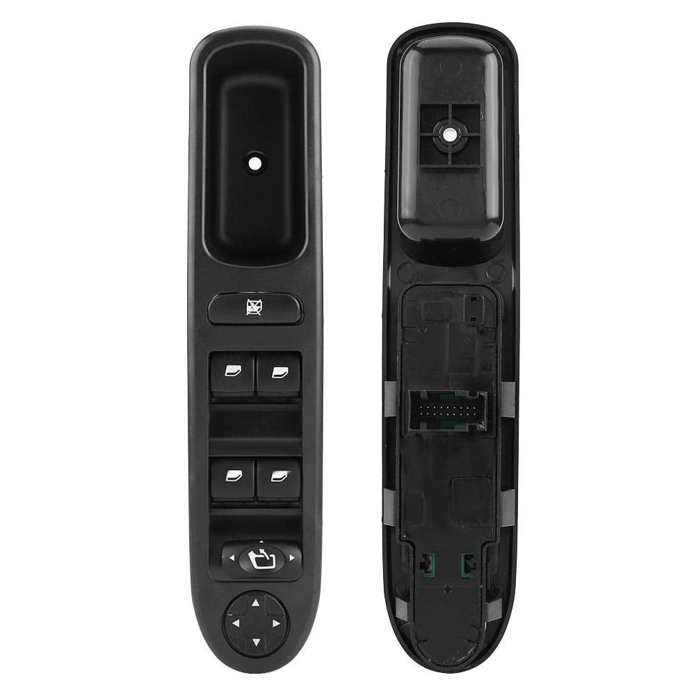 Power Master Fensterschalter Rechts vorne Rechts ABS-Kunststoff Fenster Bedientaste Autozubehör Pass