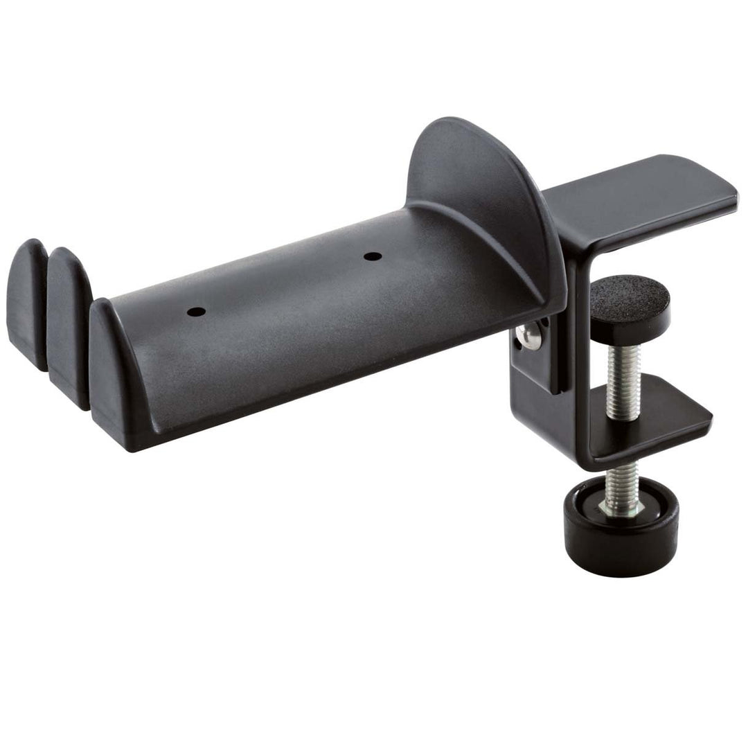 K&M 16090 Kopfhörerhalter + KEEPDRUM Kopfhörerverlängerungskabel 3m
