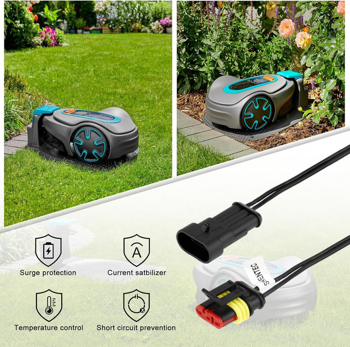 Shentec 5M Niederspannungskabel Transformator Kabel kompatibel mit Gardena Robotic R38Li, R40Li, R80