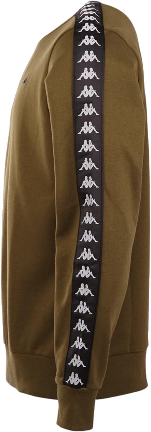 Kappa Men's Sweatshirt, Brown, L