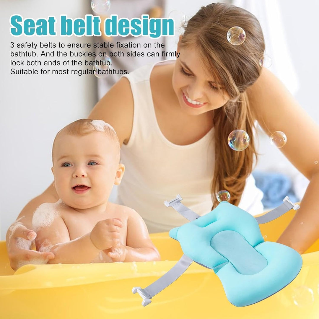 Anti-Skid Support Pillows, Adjustable Bath Cushions, Bathtub Safety Mats, Buckle Support Pads, Secur