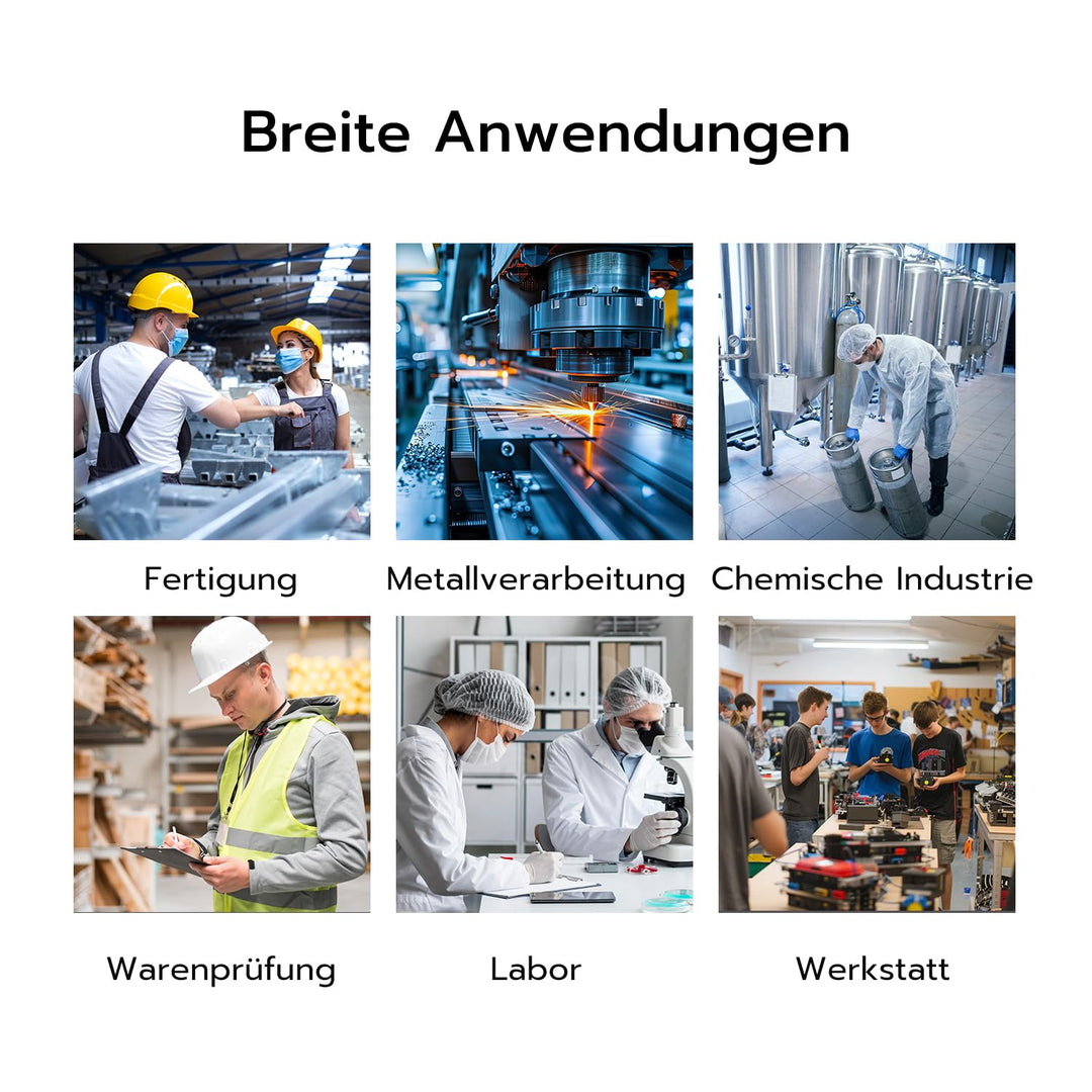 Mcbazel Digitales Schichtdickenmessgerät, Lackdickenmessgerät, Lackmessgerät Auto, Messbereich 0 bis