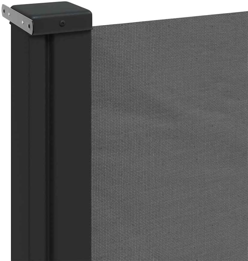 vidaXL Ausziehbare Seitenmarkise Anthrazit 140x500 cm 140 x 500 cm Anthrazit, 140 x 500 cm Anthrazit