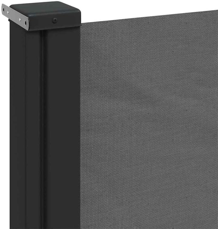 vidaXL Ausziehbare Seitenmarkise Anthrazit 140x500 cm 140 x 500 cm Anthrazit, 140 x 500 cm Anthrazit
