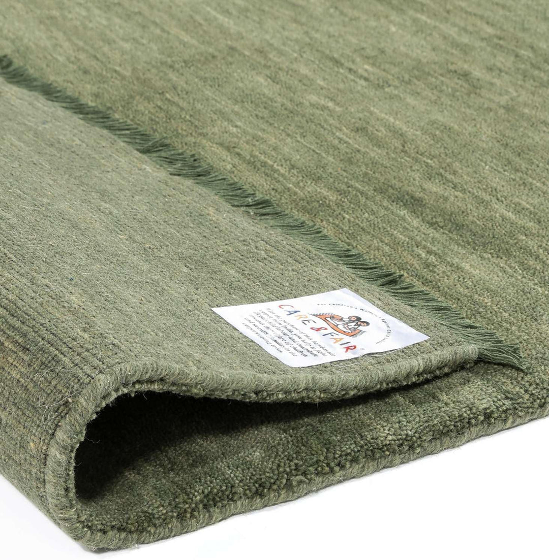 RugVista Handloom Fringes, Fussmatte, Shaggy/Handloom, 60 x 90 cm, Rechteckig, Niedriger Stapel, Die