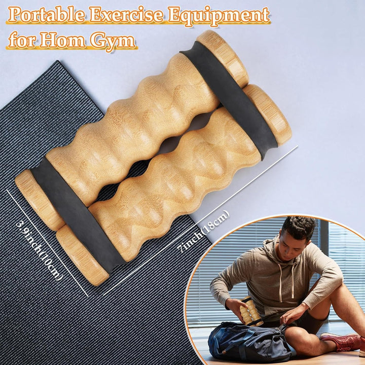 Premium Wooden Rip Stick for Shoulder & Resistance Training | Adjustable Full-body Muscle Building B