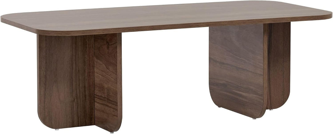 Eleganter Couchtisch in Walnuss, 120 x 60 x 41 cm | 100% melaminbeschichtete Spanplatte, 18 mm dick