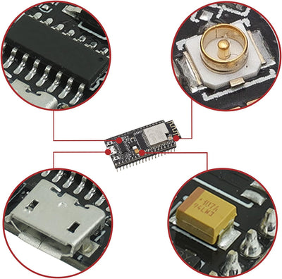 AZDelivery 5 x NodeMCU ESP32 S Kit Bluetooth Audio BLE MCU-Module Development Wifi Board mit 2,4-GHz