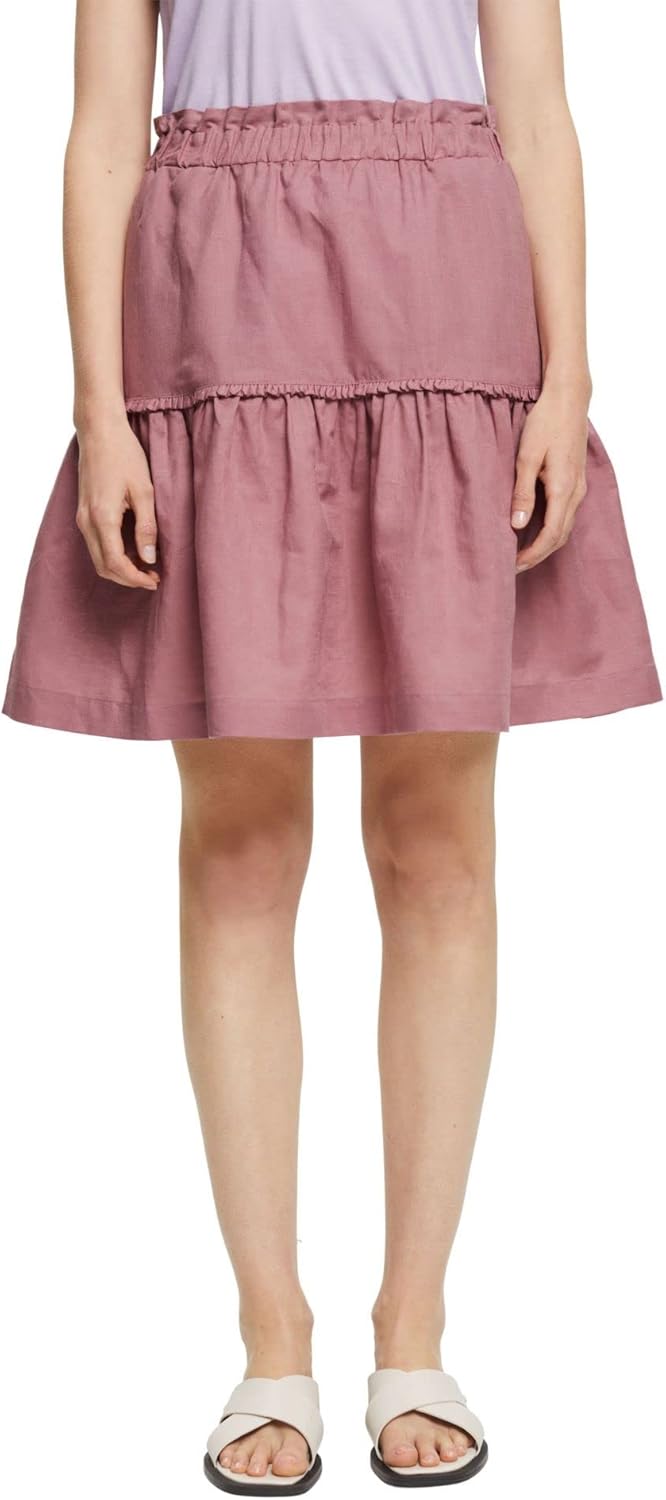 ESPRIT Damen Rock 40W 550/Mauve, 40W 550/Mauve