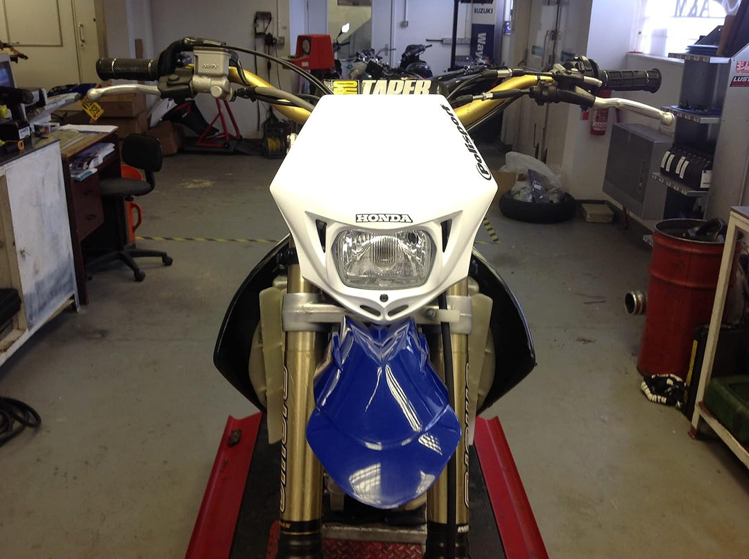 Blau Universal Supermoto Motocross Motorrad Vorne FENDER/Kotflügel
