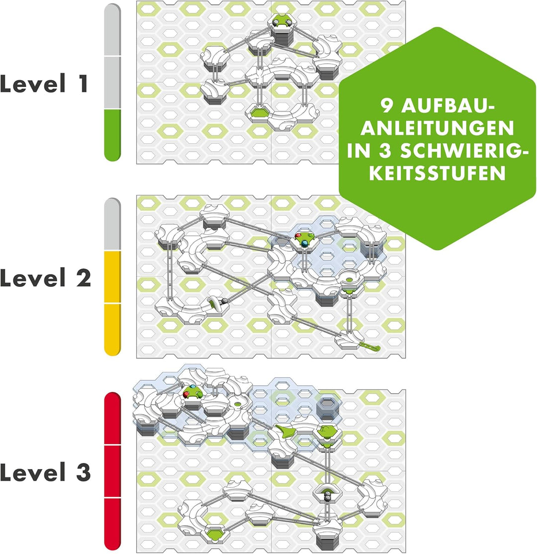 Ravensburger GraviTrax Starter-Set XXL 27615 - Grosses Starterset für deine Kugelbahn - Murmelbahn u