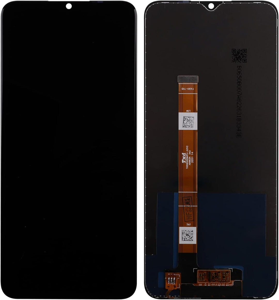 swark LCD Display Komplett with Oppo A15 4G (Schwarz ohne Rahmen) Touch Screen Replacement + Tools