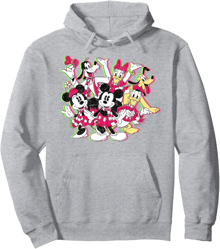 Disney Mickey And Friends Weihnachten Group Shot Pullover Hoodie