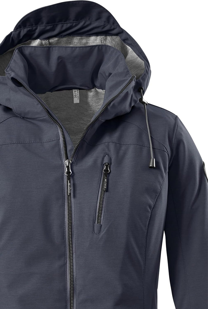 G.I.G.A. DX Damen Solena Casual Softshelljacke Mit Abzippbarer Kapuze 34 dunkelnavy, 34 dunkelnavy