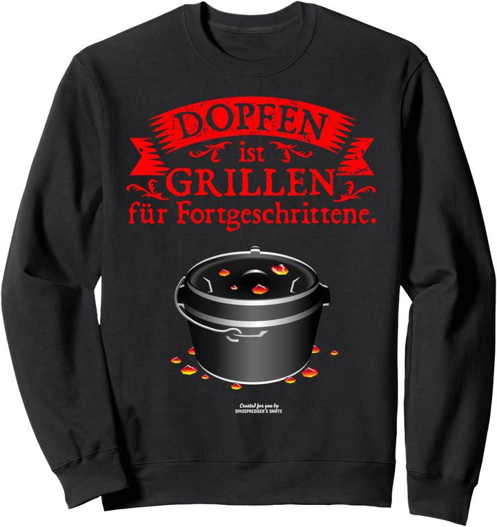 Dutch Oven Dopfen vs. Grillen | das Original Dutch Oven Sweatshirt