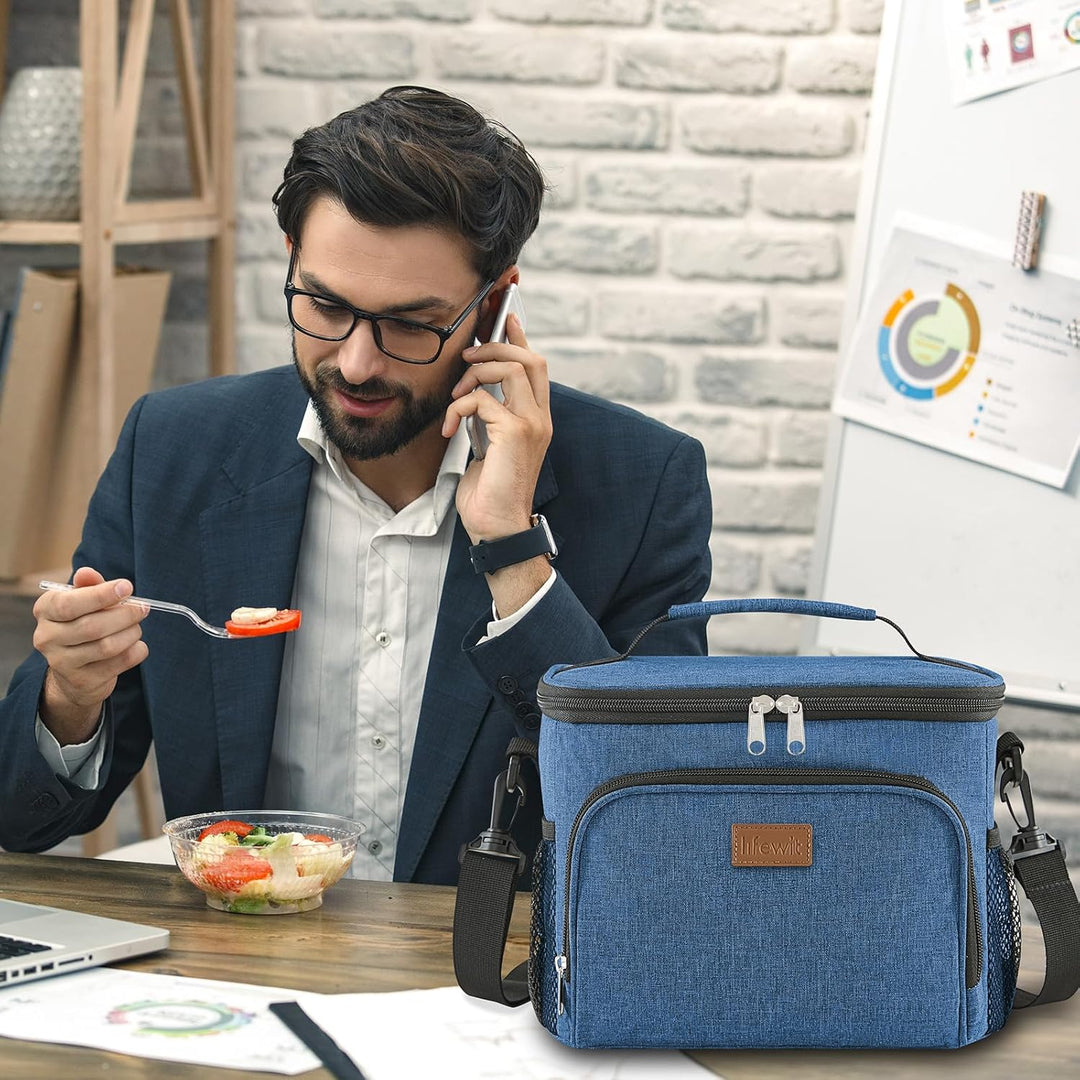 Lifewit Isolierte Kühltasche, Wiederverwendbare Lunchtasche, Tragbare Kühlbox, weiche Tragetasche, a