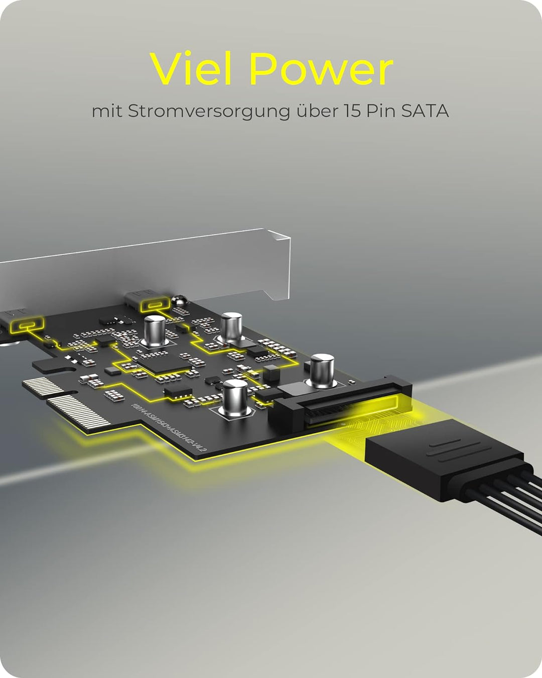 ICY BOX PCIe Kontrollerkarte, 2 x USB-C 3.1 Gen 2 (bis zu 10 Gbps) Anschlüsse, Silber IB-PCI1902-C31